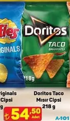 DORİTOS TACO MISIR CİPSİ 218 G